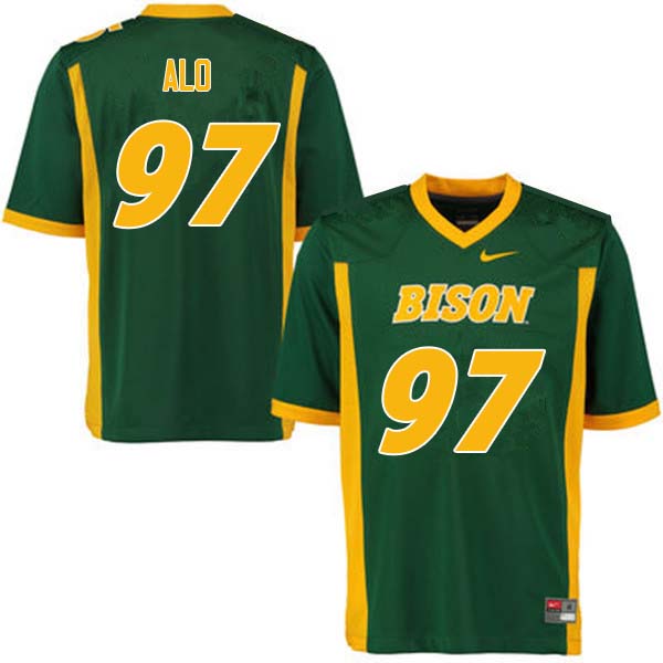 Men #97 Quinn Alo North Dakota State Bison College Football Jerseys Sale-Green